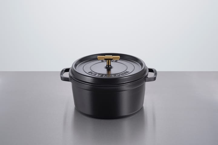 Buster & Punch pan gietijzer messing, 6,75 L STAUB