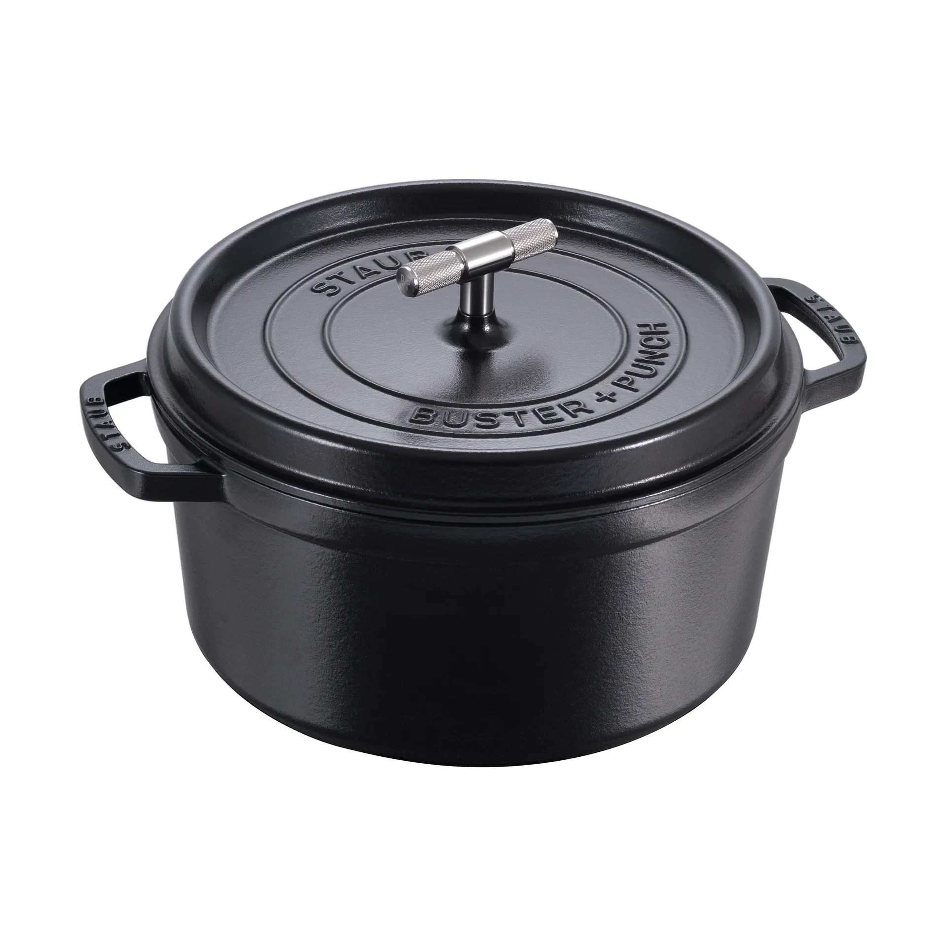 Buster & Punch pan gietijzer roestvrij staal, 6,75 L STAUB