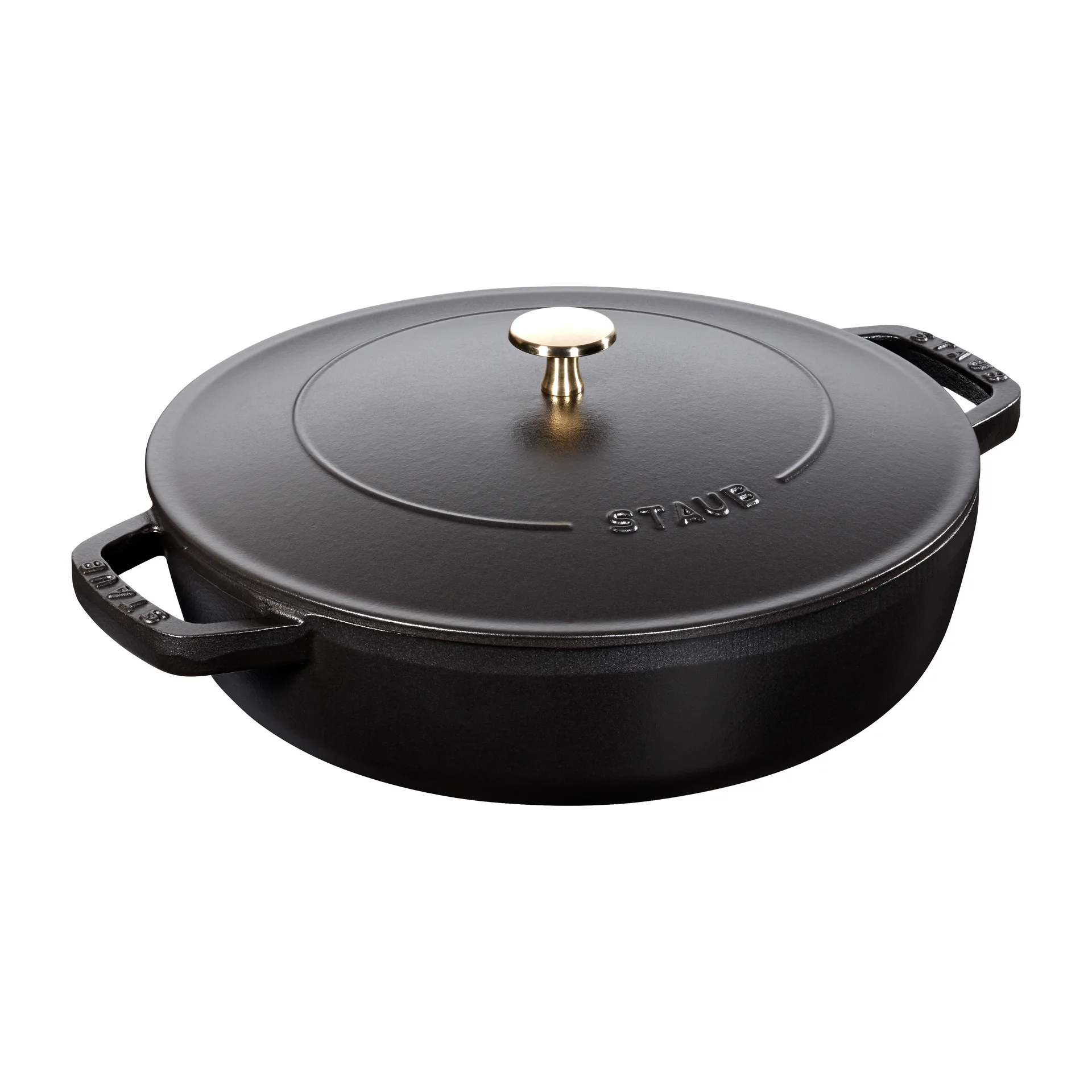 Chistera hapjespan Ø28 cm 3,7 L, Zwart STAUB