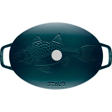 La Mer ovale braadpan, drielaags emaille - 32 cm - STAUB
