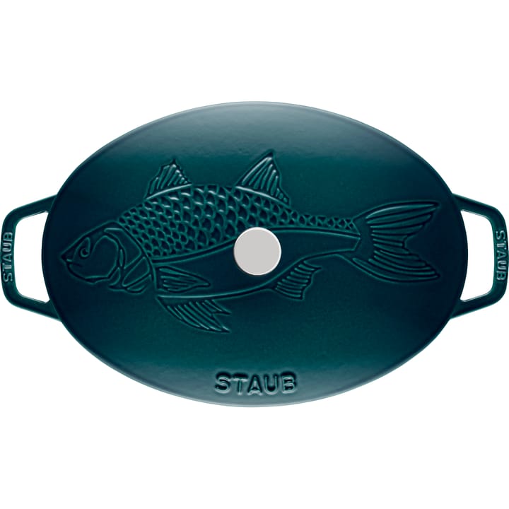 La Mer ovale braadpan, drielaags emaille - 32 cm - STAUB