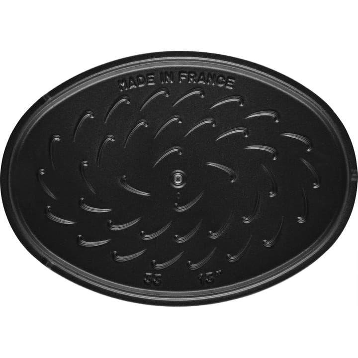 La Mer ovale braadpan, drielaags emaille, 32 cm STAUB