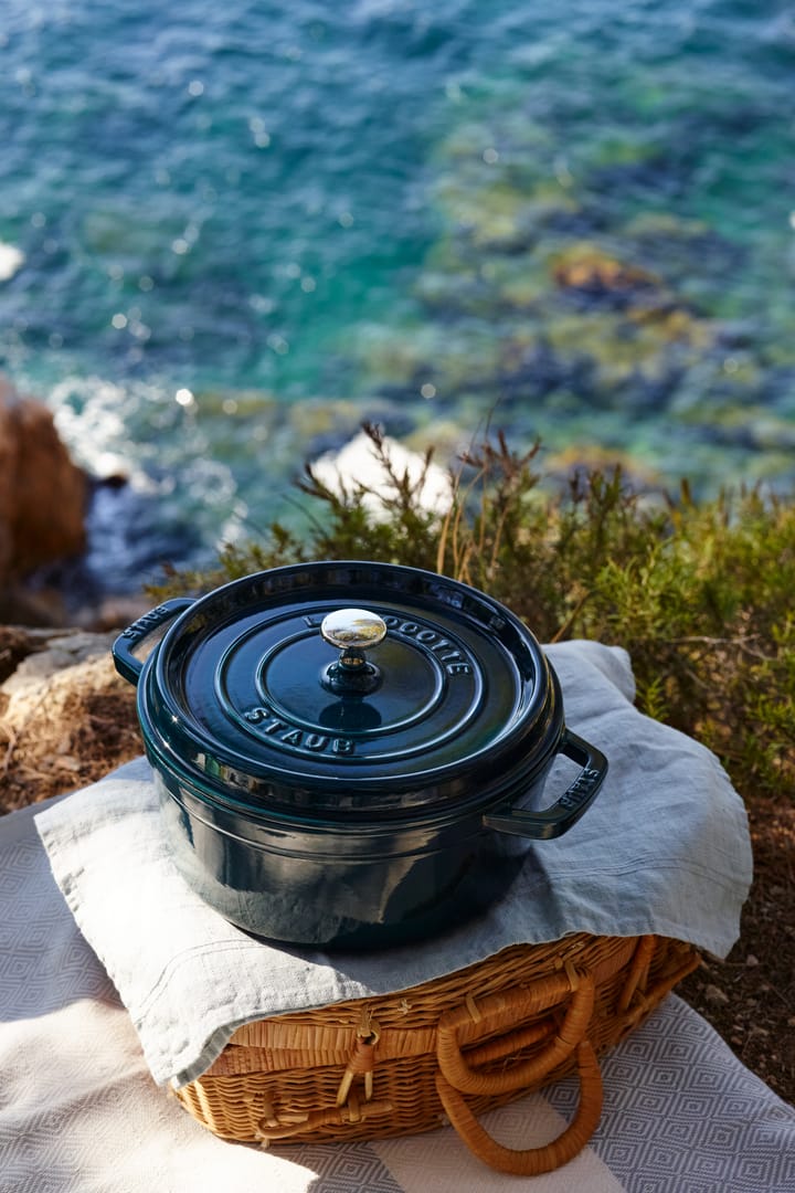 La Mer ronde braadpan, drielaags emaille, 3,8 l STAUB