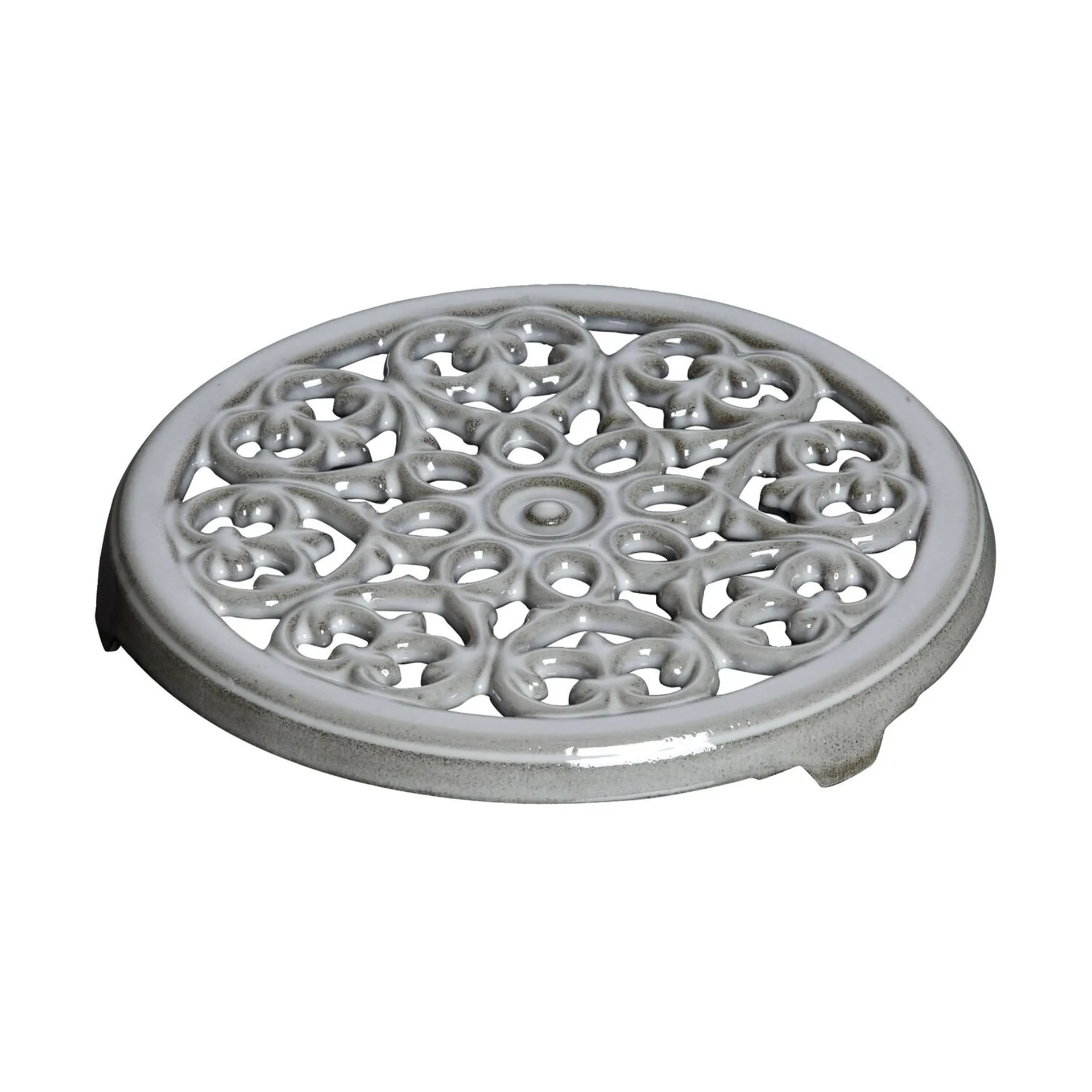 Lilly gietijzeren onderlegger Ø23 cm, Graphite-grey STAUB