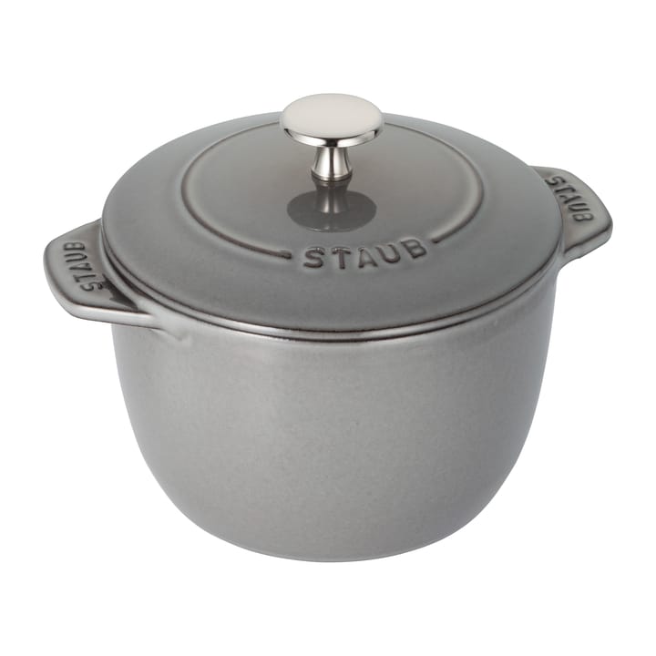 Rice cocotte gietijzeren braadpan 1,6 L - Grijs - STAUB