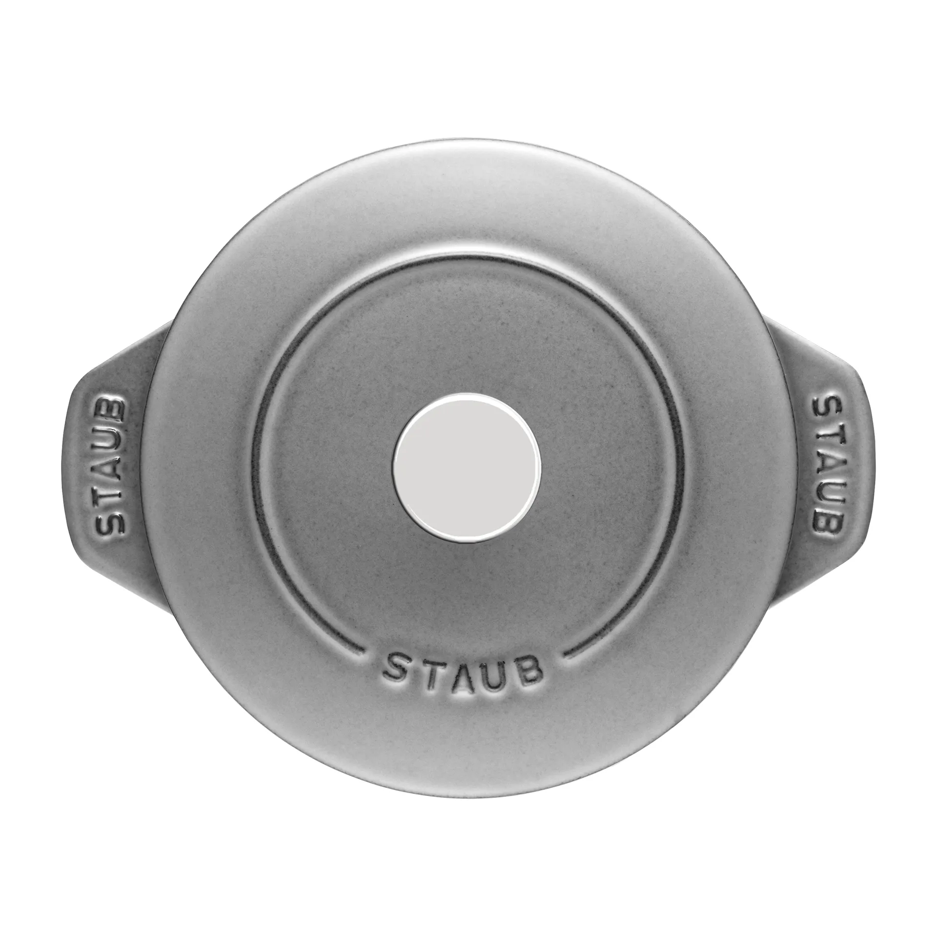 Rice cocotte gietijzeren braadpan 1,6 L, Grijs STAUB