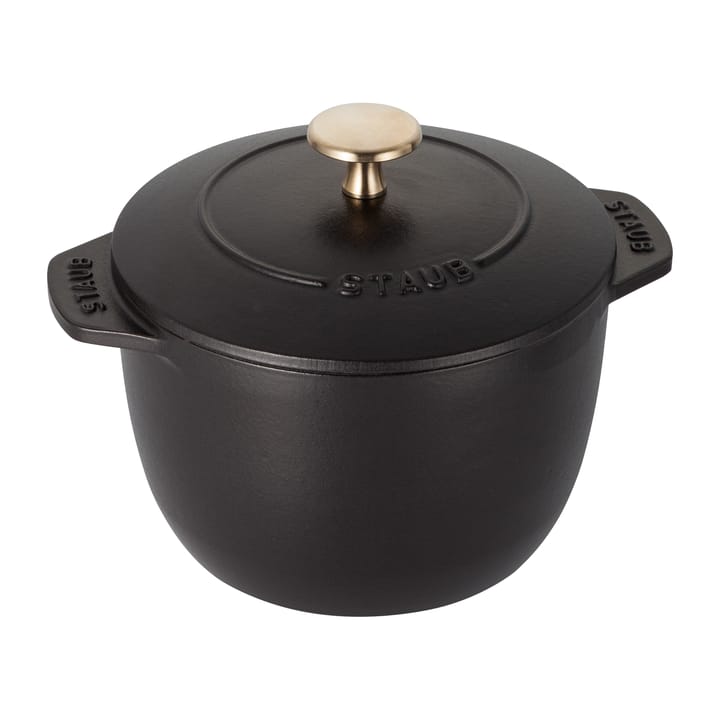 Rice cocotte gietijzeren braadpan 1,6 L - Zwart - STAUB