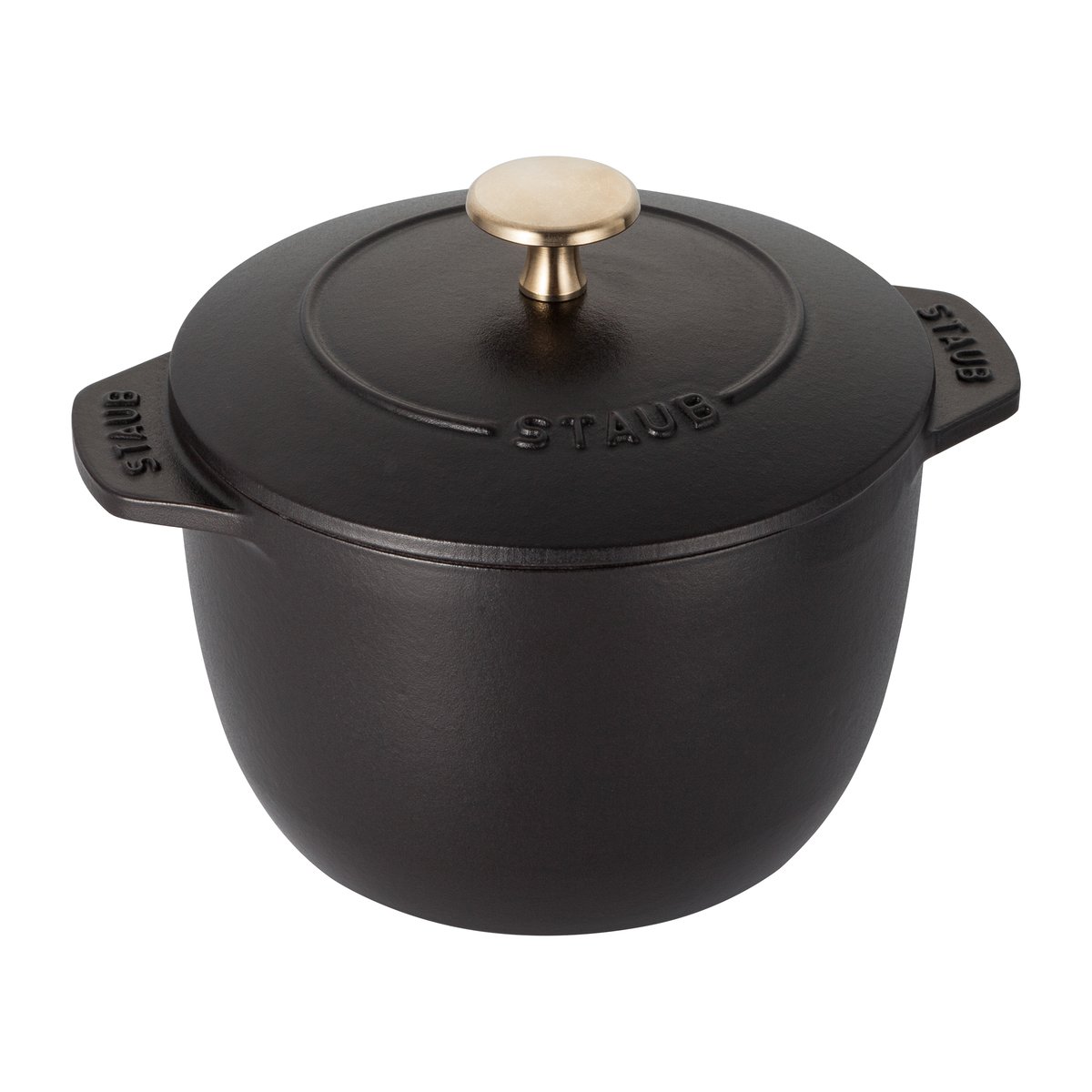 STAUB Rice cocotte gietijzeren braadpan 1,6 L Zwart