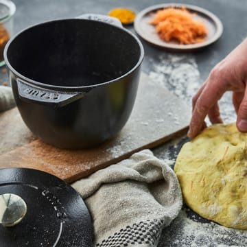 Rice cocotte gietijzeren braadpan 1,6 L - Zwart - STAUB
