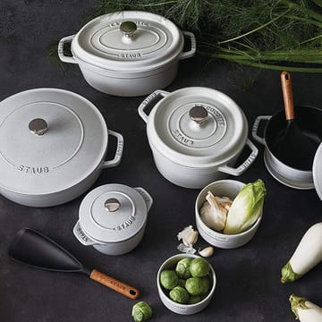 Rice White Truffle cocotte gietijzeren braadpan - 1,6 L - STAUB