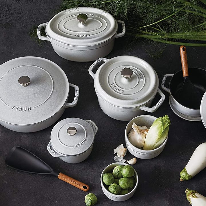 Rice White Truffle cocotte gietijzeren braadpan, 1,6 L STAUB