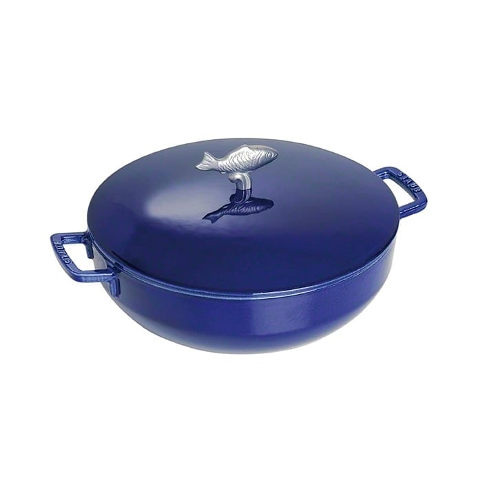 Staub bouillabaisse gietijzeren pan - blauw - STAUB