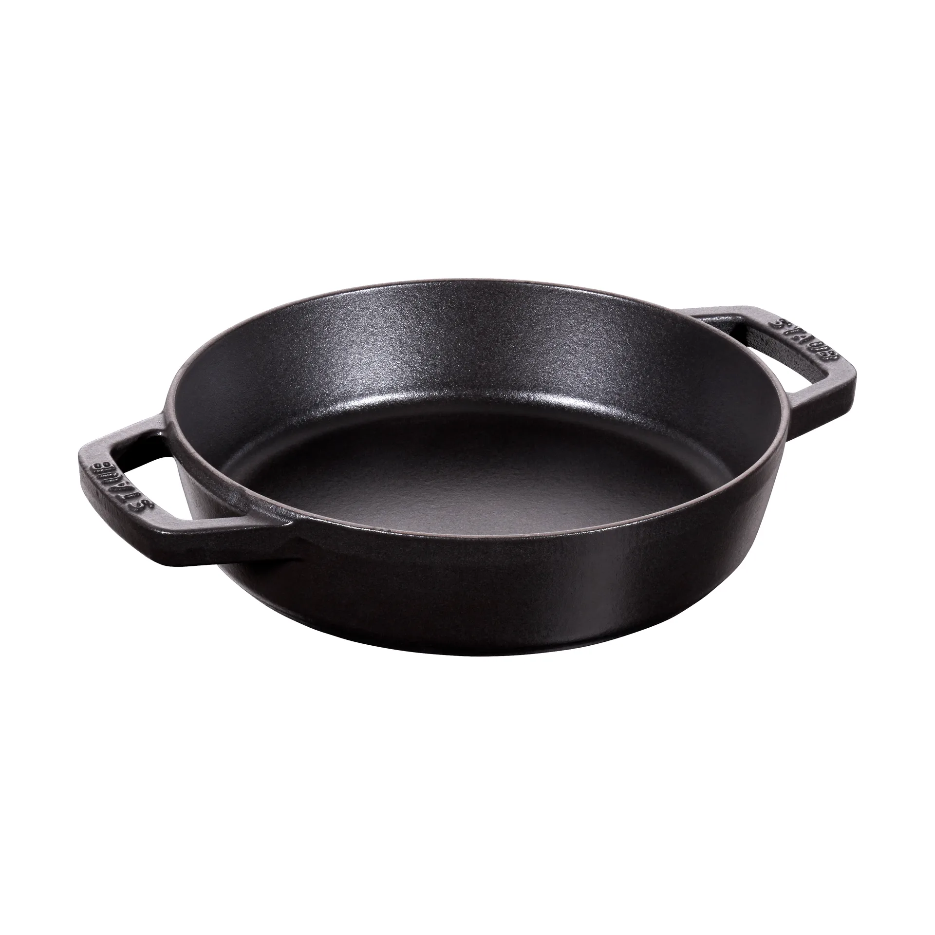 Staub braadpan gietijzer 2 handgrepen zwart, Ø20 cm STAUB