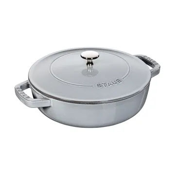 Staub Chistera braadpan gietijzer Ø24 cm - Grafietgrijs - STAUB