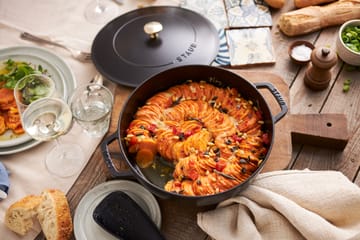 Staub Chistera braadpan gietijzer Ø24 cm - Zwart - STAUB