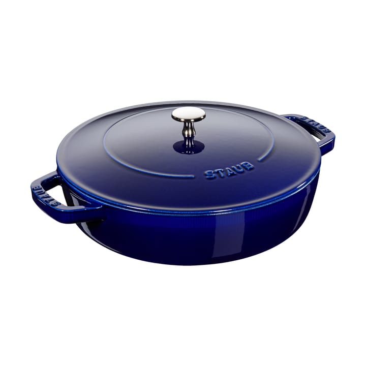 Staub Chistera braadpan gietijzer Ø28 cm - Donkerblauw - STAUB