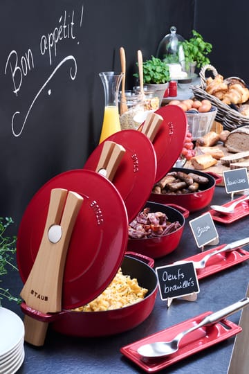 Staub dekselhouder in hout - 24 cm - STAUB