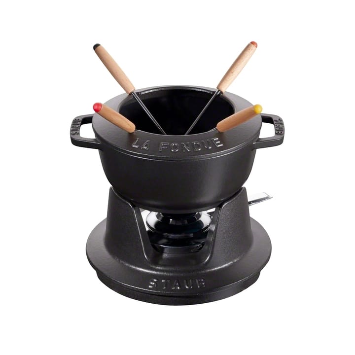 Staub fondueset 1,1 l - zwart - STAUB