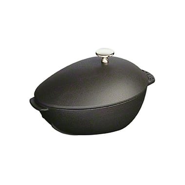 Staub gietijzeren mosselpan 2 l - zwart - STAUB