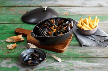 Staub gietijzeren mosselpan 2 l - zwart - STAUB