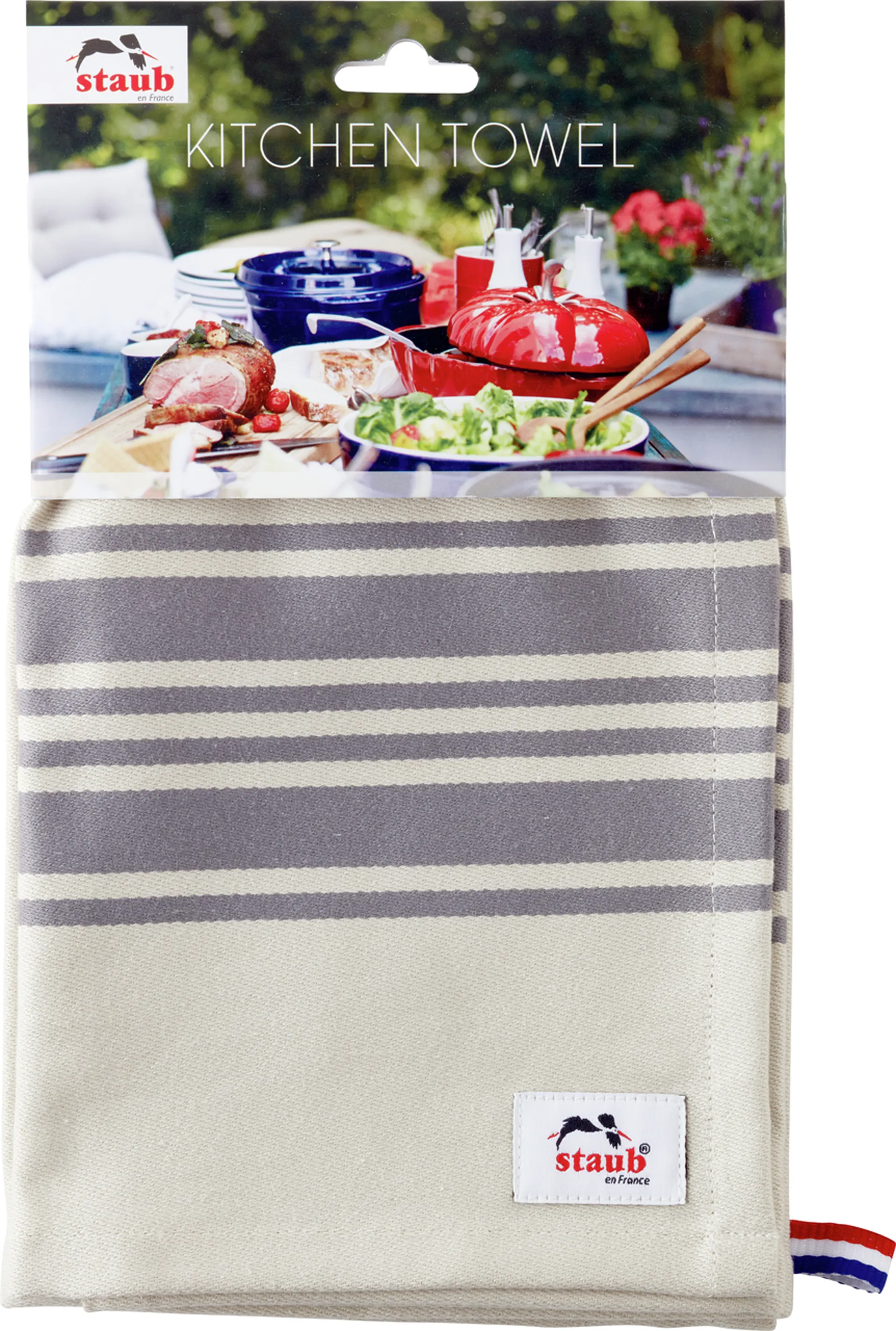 Staub keukenhanddoek 50x70 cm, Grijs STAUB