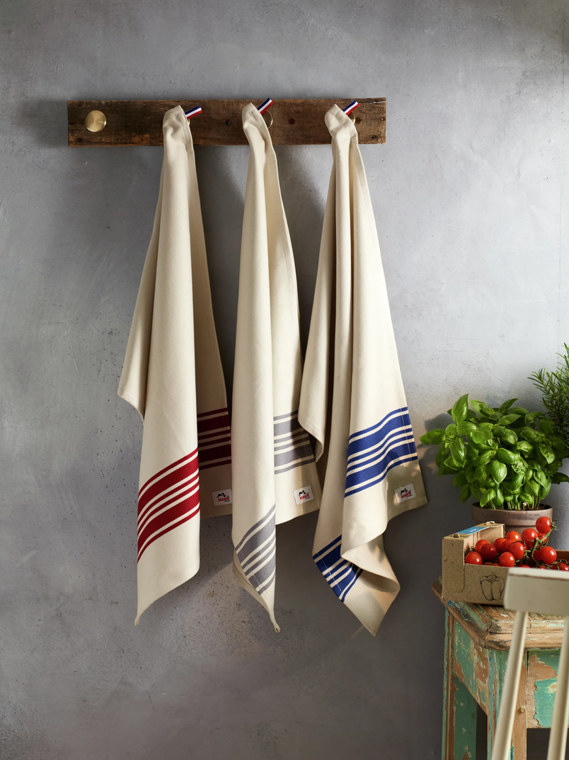 Staub keukenhanddoek 50x70 cm, Grijs STAUB