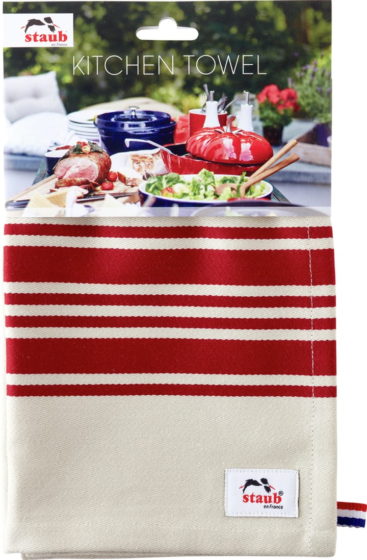 Staub keukenhanddoek 50x70 cm, Kersen STAUB