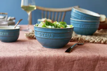 Staub kommenset Ø14 cm 4-pack - Antiek turquoise - STAUB