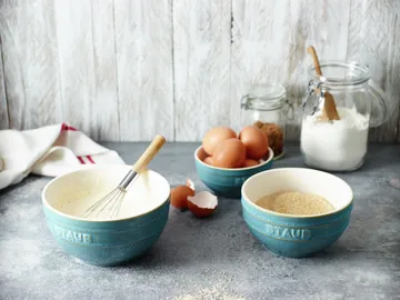 Staub kommenset Ø14 cm 4-pack - Antiek turquoise - STAUB