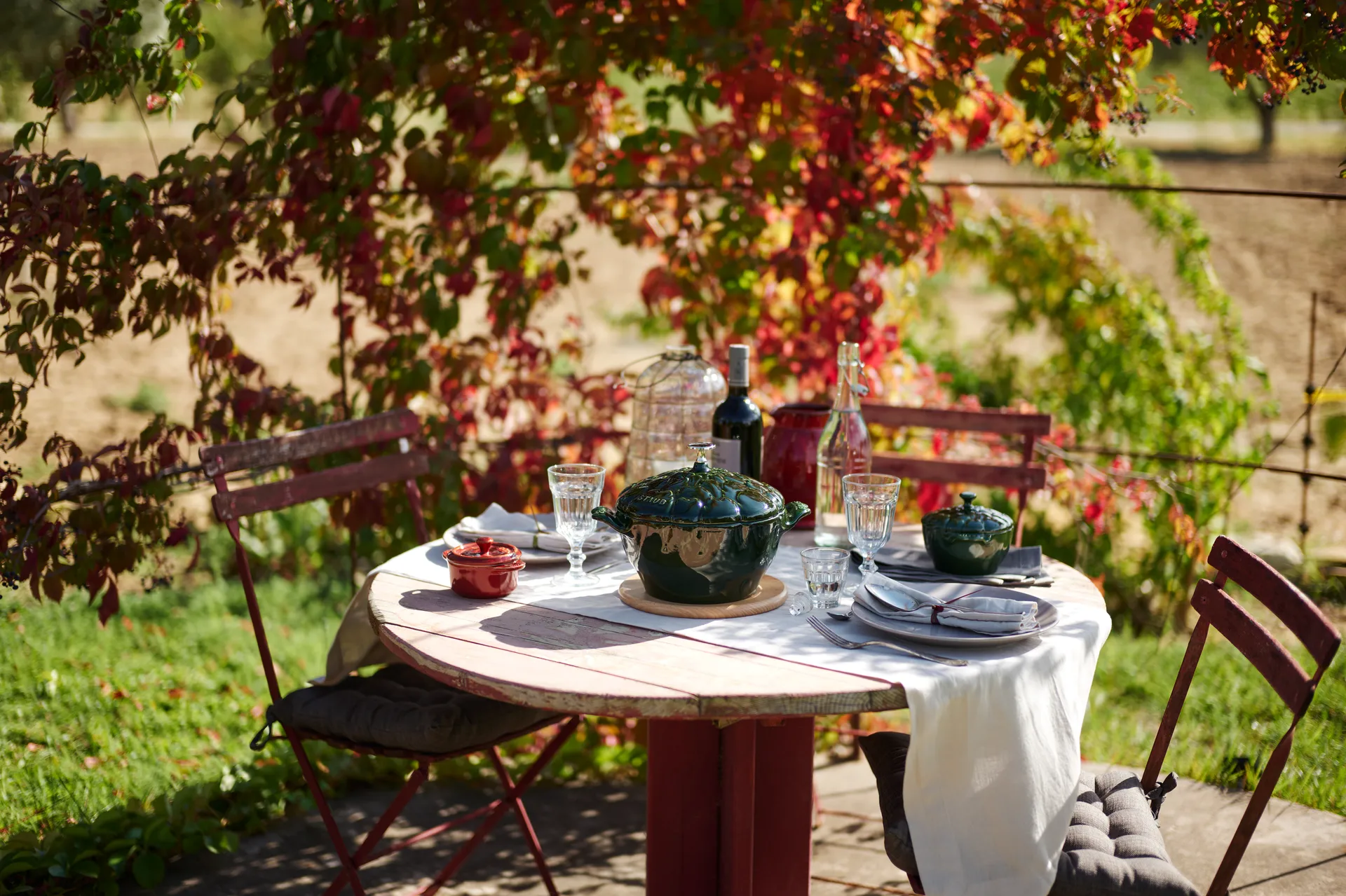 Staub La Cocotte braadpan artisjok 3 L, Basilicumgroen STAUB