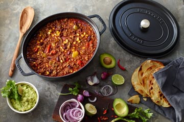 Staub La Cocotte ovale pan gietijzer 1 L - Zwart - STAUB