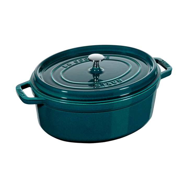 Staub La Cocotte ovale pan gietijzer 6,7 L - La Mer - STAUB