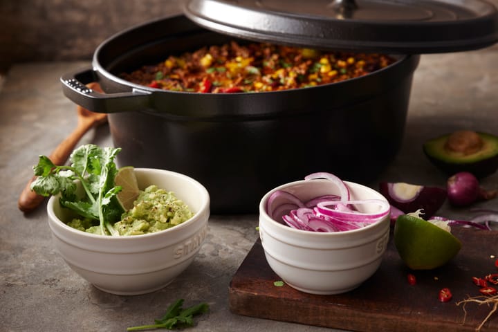 Staub La Cocotte ovale pan gietijzer 8 L, Zwart STAUB