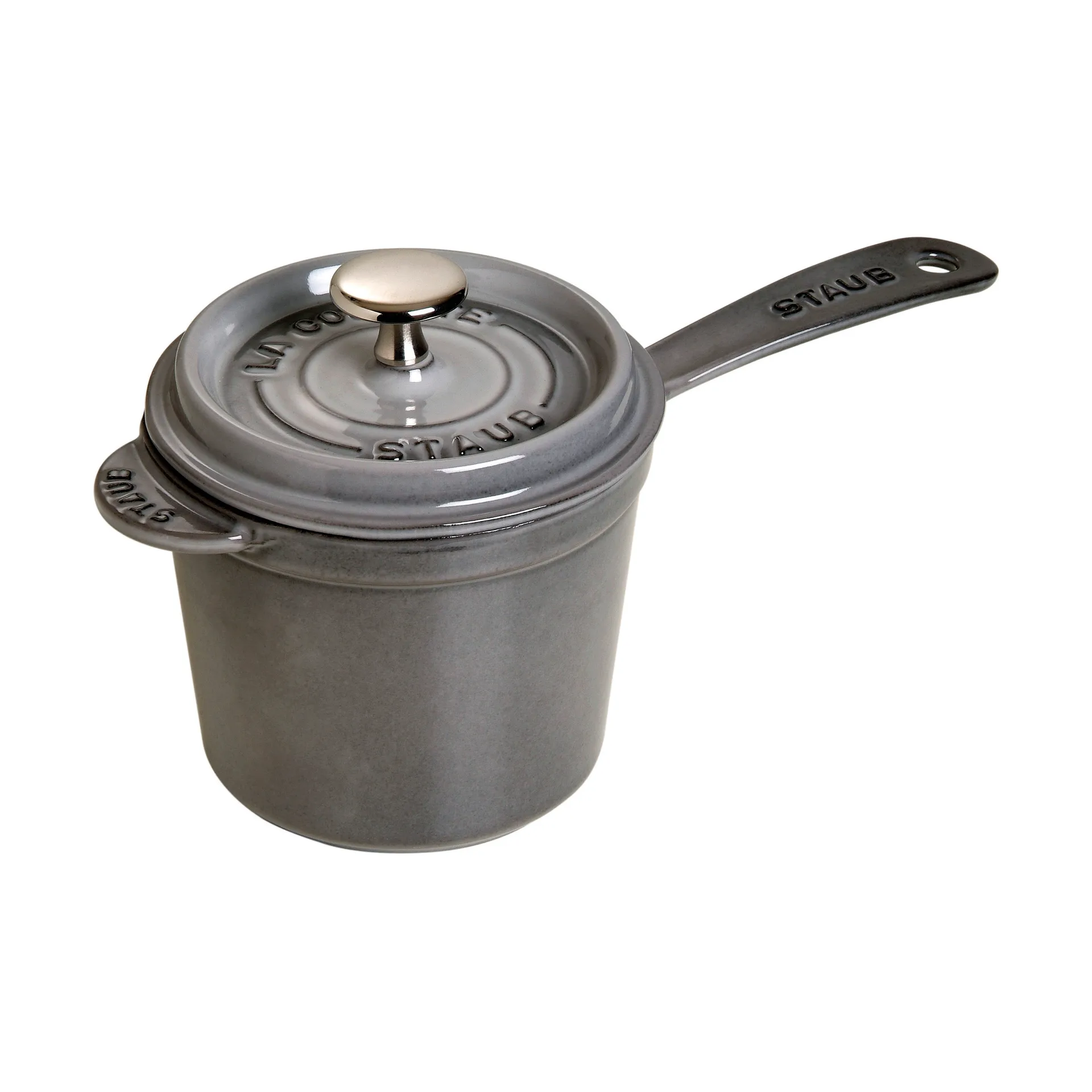Staub La Cocotte pan hoog grafietgrijs, 1,2 L STAUB