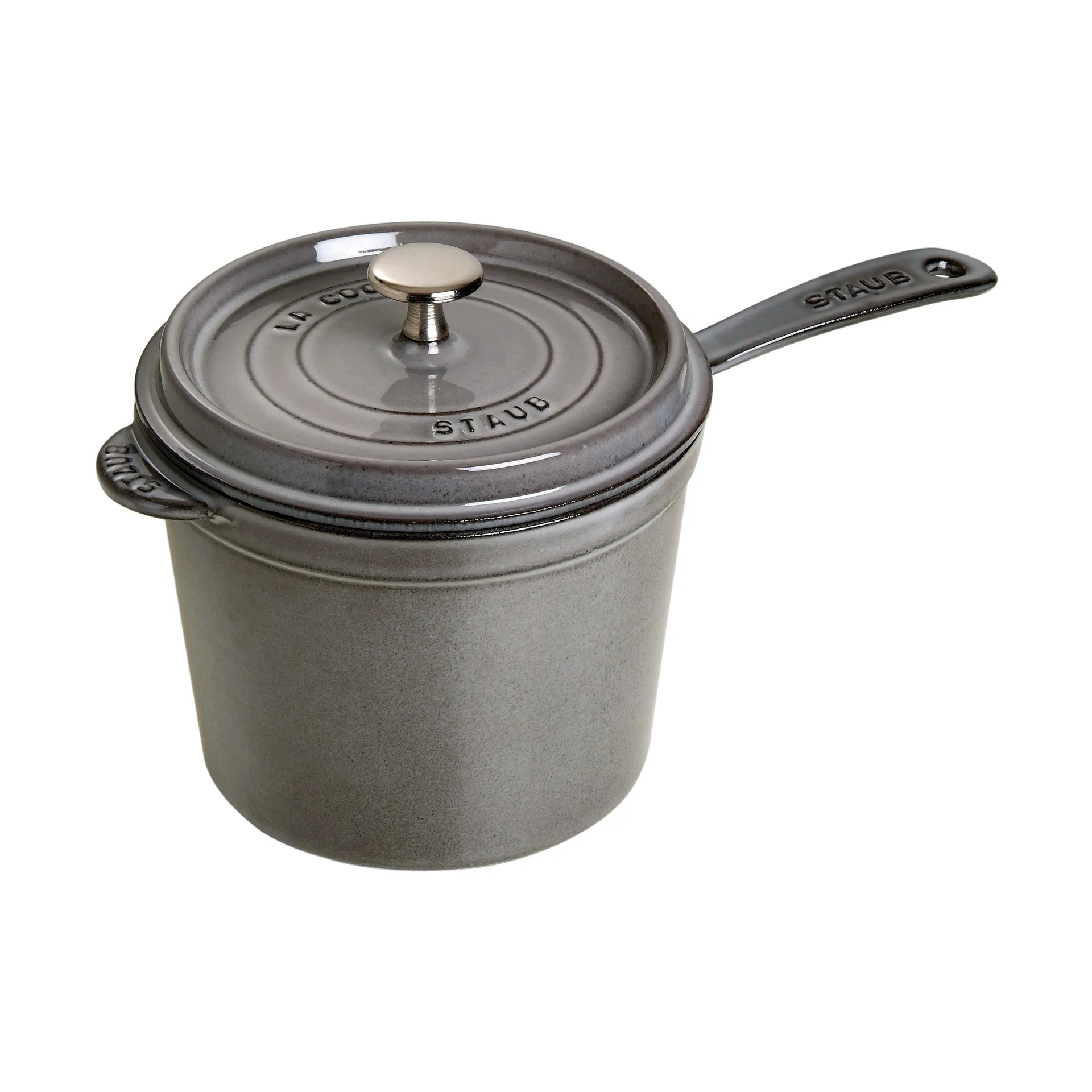 Staub La Cocotte pan hoog grafietgrijs, 2,8 L STAUB