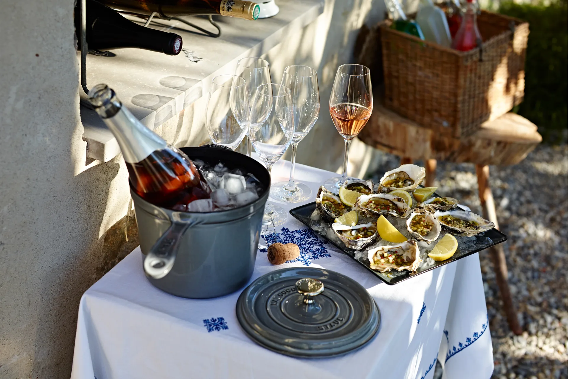 Staub La Cocotte pan hoog grafietgrijs, 2,8 L STAUB