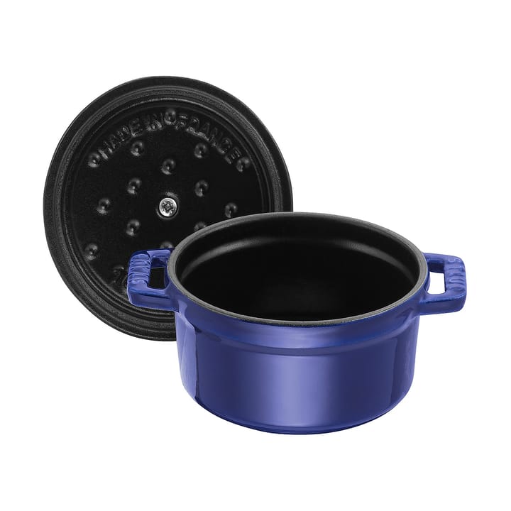 Staub La Cocotte ronde pan gietijzer 0,25 L, Donkerblauw STAUB