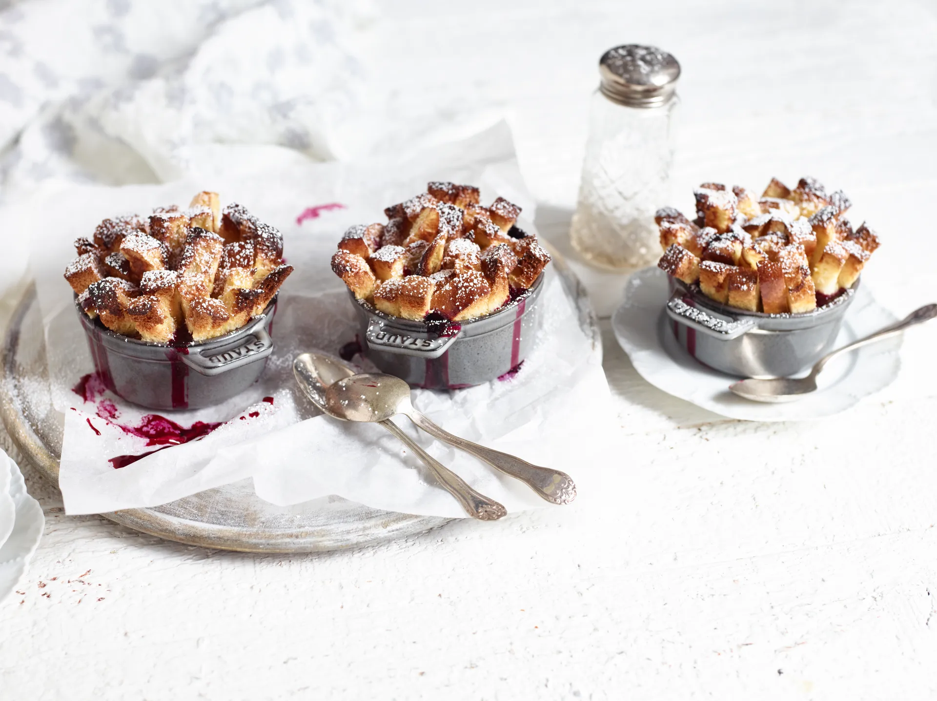 Staub La Cocotte ronde pan gietijzer 0,25 L, Grafietgrijs STAUB