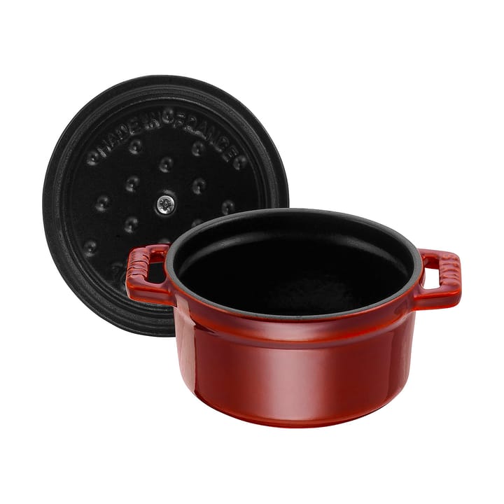 Staub La Cocotte ronde pan gietijzer 0,25 L, Granaatrood STAUB