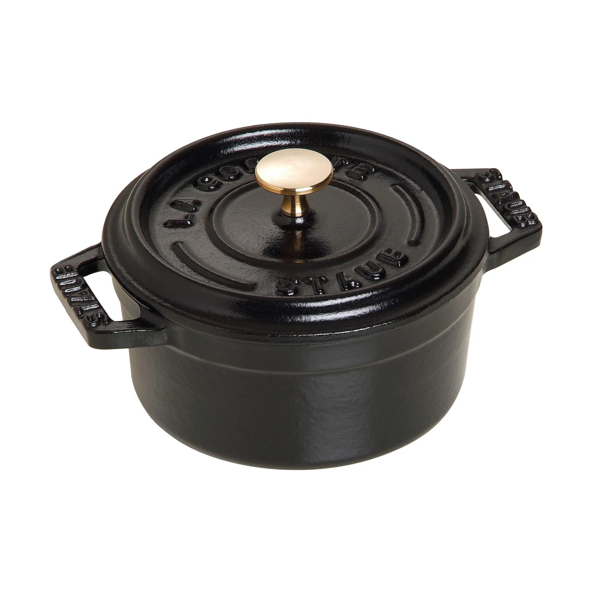 Staub La Cocotte ronde pan gietijzer 0,25 L, Zwart STAUB