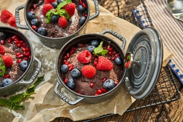 Staub La Cocotte ronde pan gietijzer 0,4 L - Grafietgrijs - STAUB