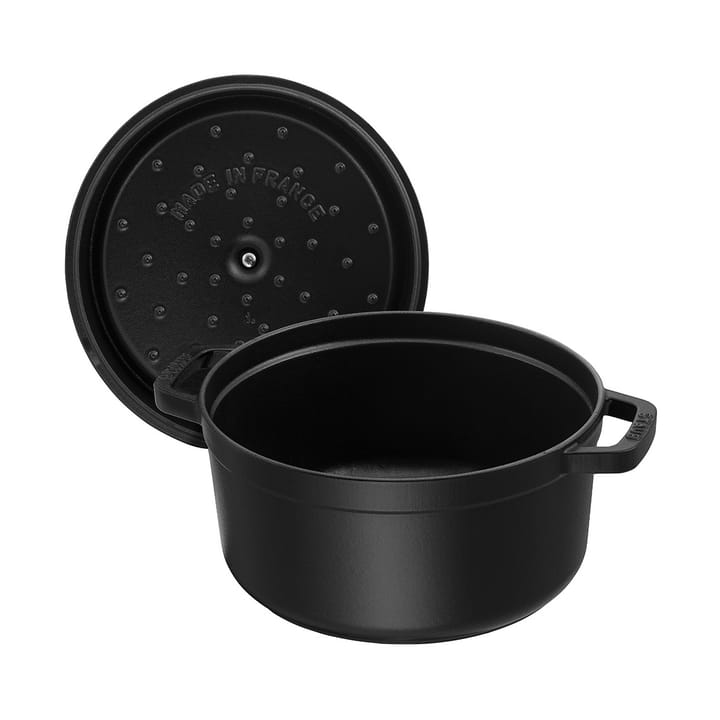 Staub La Cocotte ronde pan gietijzer 12,6 L, Zwart STAUB