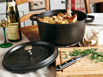 Staub La Cocotte ronde pan gietijzer 12,6 L - Zwart - STAUB