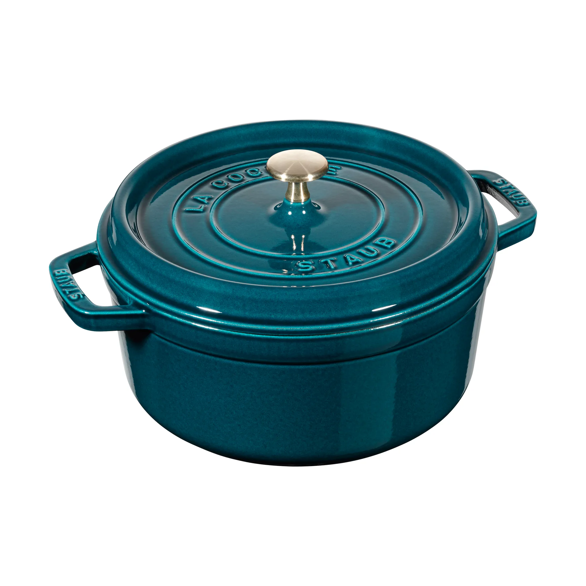 Staub La Cocotte ronde pan gietijzer 2,2 L, La Mer STAUB