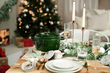 Staub La Cocotte ronde pan gietijzer 2,6 L - Basilicumgroen - STAUB