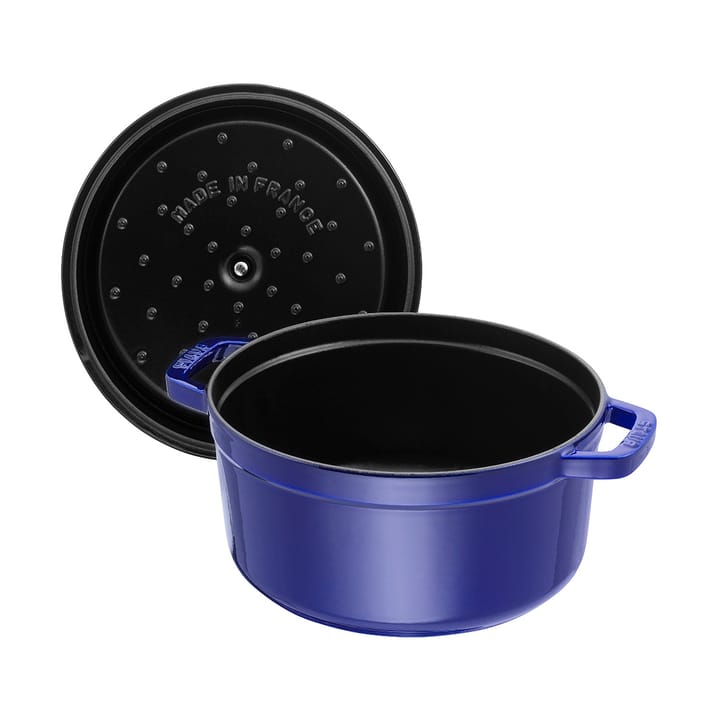 Staub La Cocotte ronde pan gietijzer 2,6 L, Donkerblauw STAUB