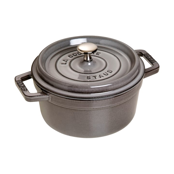 Staub La Cocotte ronde pan gietijzer 2,6 L - Grafietgrijs - STAUB