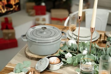 Staub La Cocotte ronde pan gietijzer 2,6 L - Grafietgrijs - STAUB