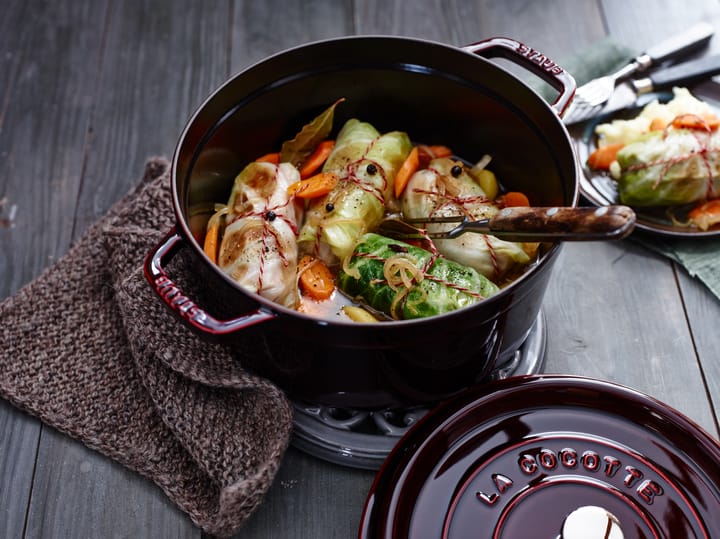 Staub La Cocotte ronde pan gietijzer 2,6 L, Granaatrood STAUB