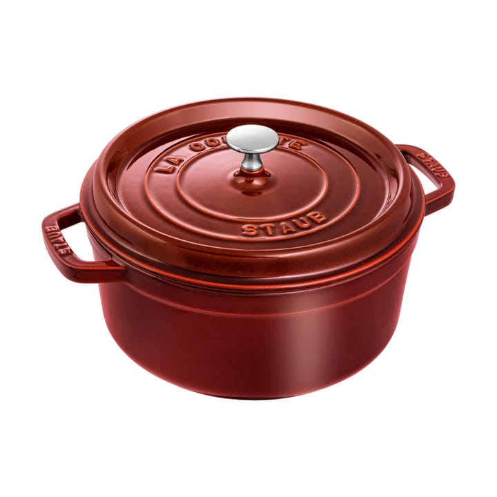 Staub La Cocotte ronde pan gietijzer 3,8 L - Granaatrood - STAUB